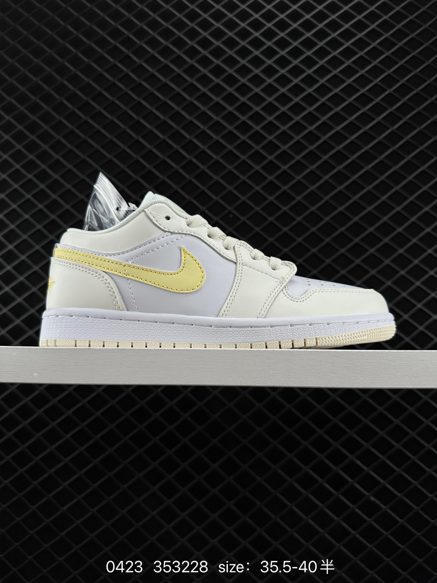 Nike Air Jordan 1 Retro Low GS”White Pink Yellow Volt“ Nike Air Jordan 1 Retro Low GS”White Pink Yellow Volt“